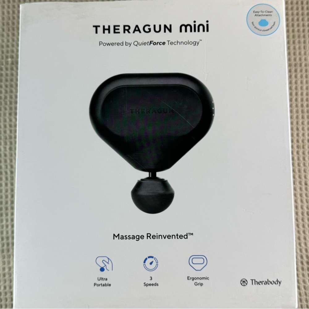 THERAGUN MINI PORTABLE MASSAGE DEVICE BLACK